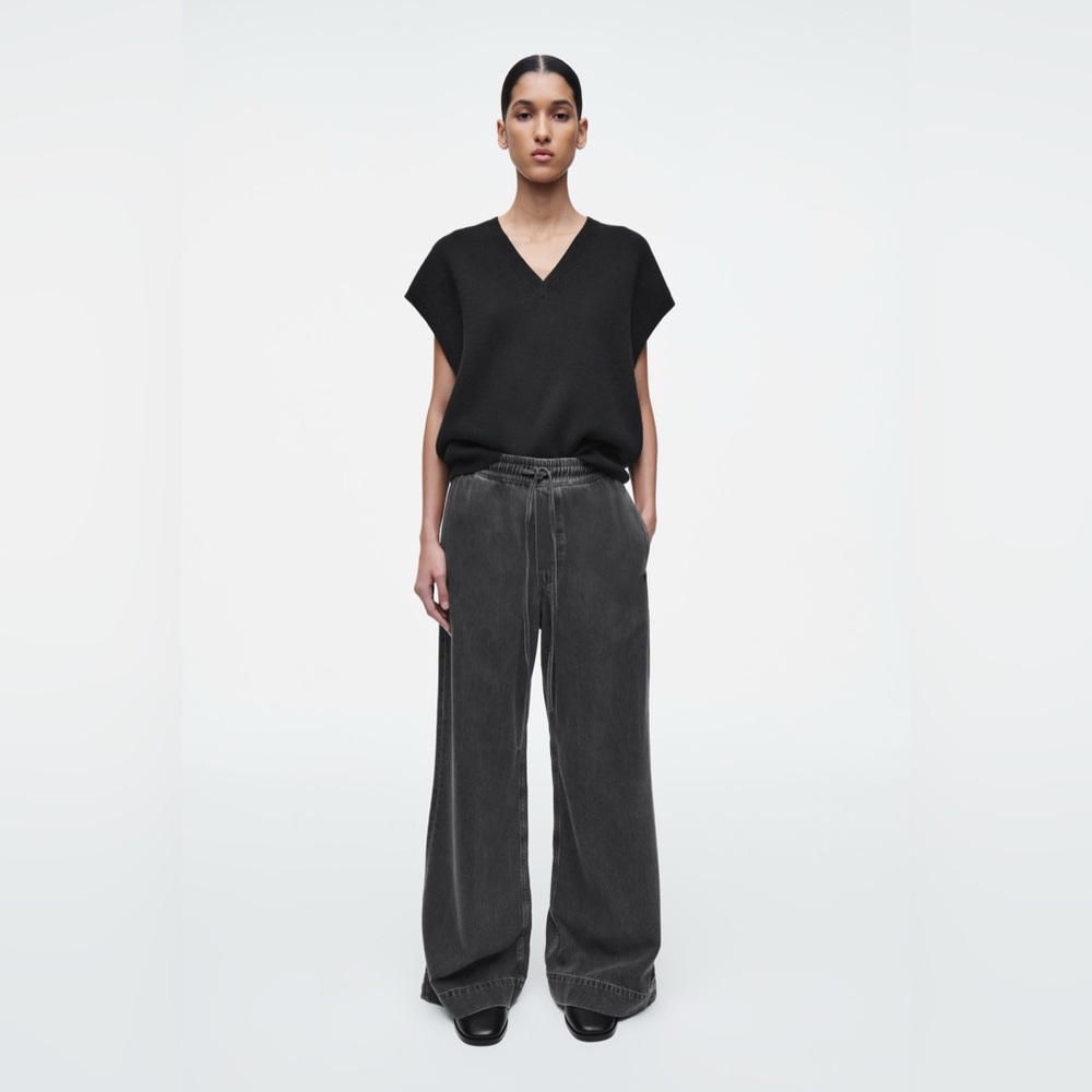 COS Wide Leg Fluid Denim Pants